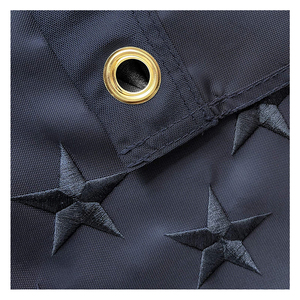 3x5 ft Heavy Duty làm từ nylon thêu sao khâu sọc đen Mỹ cờ cho trong nhà và ngoài trời trang trí - Product Image 5