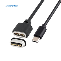 Connecteur magnétique à 5 broches, câble de charge USB magnétique Pogopin, aiguille à ressort, connecteurs mâles et femelles à 5 broches