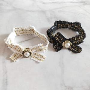 Collier pour animaux de compagnie accessoire chat écharpe chien collier mignon petit vent parfumé décoration perle réglable en gros - Product Image 2