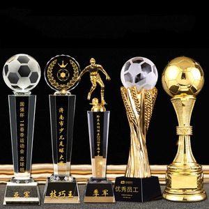 Trofeo de Fútbol Personalizado al por Mayor, Premio Mundial de Fútbol Dorado, Trofeo de Campeones Personalizado, Trofeo de Fútbol, Trofeo de Fútbol Soccer - Product Image 3