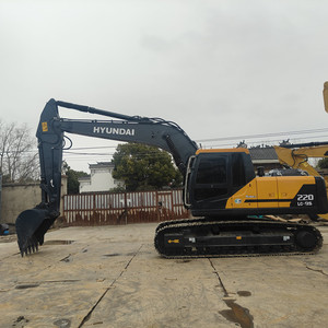 Excavadora de cadenas Hyundai 220LC-9S usada, 22 toneladas, cucharón de 1.0 m, motor, caja de cambios, bomba, componentes originales de Corea del Sur - Product Image 6