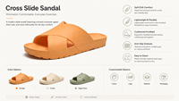 Sandales de plage GRS Eco-Friend EVA légères, antidérapantes, respirantes, confortables, tendance, douces, pour l'été
