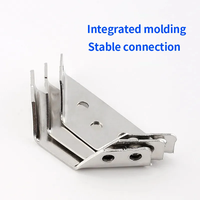 Vis de fixation d'angle en acier inoxydable zingué, universelles, à fixation simple, pour meubles, armoires et stratifiés, marque SSR, norme standard