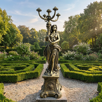 Statuette en bronze de qualité muséale - Sculpture en relief 3D de mascotte et de mode pour intérieurs de luxe, Statue en bronze