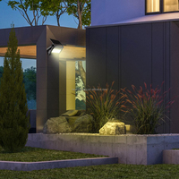 Mini lumière solaire portative de jardin de 20w 30w 40w lumière d'inondation solaire pliable fixée au mur rechargeable IP65