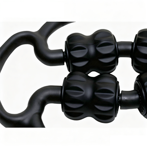 Vòng Clip Chân Yoga 4 Bánh Xe U Hình Dạng PP + PU Chất Liệu Unisex Yoga Tập Thể Dục Con Lăn 360way - Product Image 2