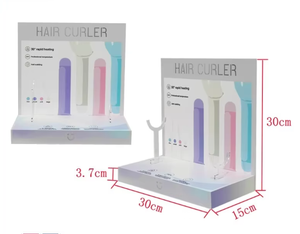 Tùy chỉnh siêu thị Snack Countertop hiển thị đứng PVC Chevron Board Nhựa đứng cho mỹ phẩm và các sản phẩm chăm sóc da - Product Image 4