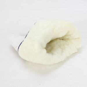 Guante de trabajo de cuero de grano de cerdo personalizado palma completa raya algodón Luvas de couro de Trabalho Guante de invierno con Forro cálido completo - Product Image 6