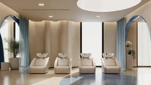 Luxury Beauty Salon Furniture Hair Salon <b>Mirror</b> Station Custom Professional Hair Salon Interior Design - Product Image 5