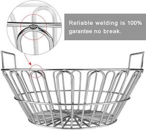 เตาถ่านแบบพกพา หน้าเรียบ ทำจากสแตนเลส สำหรับปิ้งย่างกลางแจ้ง เหมาะสำหรับการตั้งแคมป์ - Product Image 2