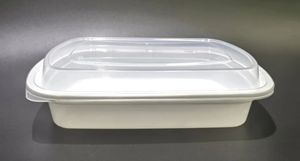 24-28oz Black PP Grade Plastic <b>Container</b> with Leakproof Lid Small Size Meal Prep Safe for Kitchen Use Ready for Export - Product Image 5