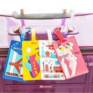 <b>Cheap</b> Price Custom Personalized 2D Soft PVC Travel Cartoon <b>Luggage</b> Tags - Product Image 3