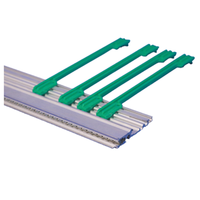 RDEKONO Schroff Guide Rail untuk CompactPCI/VME64x Kotak Kontrol Coding PC Bahan Aluminium Ekstrusi Lebar Alur 160mm/220mm Model