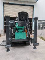 Plateforme de forage à circulation inversée à levage par gaz, alimentée au diesel, avec pompe à moteur et moteur - Économie d'énergie