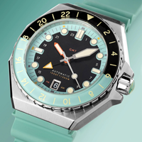 Reloj de Pulsera de Lujo GMT para Buceo para Hombre Automático Súper Luminoso Deportivo Resistente al Agua 300m