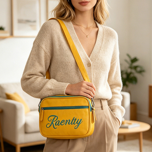 Bolso <span class=keywords><strong>de</strong></span> Hombro Impermeable <span class=keywords><strong>de</strong></span> Cuero PU para Viajes Diarios, Bolso Bandolera con Bolsillo Frontal con Cremallera, Bolsa para Portabebés - Product Image 2