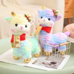 Siêu mềm giáng sinh nai sừng tấm Sika Hươu búp bê dễ thương Tuần Lộc đồ chơi sang trọng PP bông điền thoải mái cho trẻ em món quà giáng sinh - Product Image 4