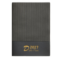 Cuaderno de Oficina de Alta Gama 2027 de Alta Calidad del Fabricante, en Stock, para Grabación de Reuniones y Planificación de Itinerarios