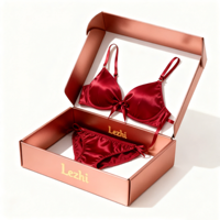Boîte d'emballage en carton personnalisée avec logo pour lingerie sexy, vêtements pour femmes, bikini, boîte cadeau en papier, sous-vêtements de luxe, boîte à tiroir pour maillot de bain