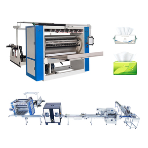 Fuyuan Machine semi-automatique à 3 lignes de fabrication de mouchoirs en papier le plus vendu Machine d'emballage de mouchoirs en papier - Product Image 2