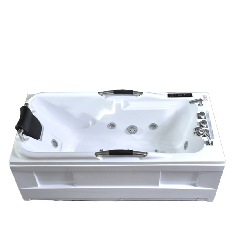 Freestanding Hydrotherapy Bathtub With Multi Jet