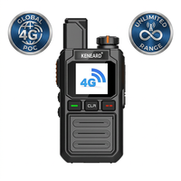KENEARD KE-737 Talkie-walkie 4G POC à portée mondiale, batterie 3000 mAh, double Nano SIM, appels de groupe multi-fréquences, puissance de sortie 2W