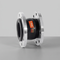 Joint d'expansion en caoutchouc flottant Easyflex NBR 1 1/2 pouce x 6 pouces PN16, connecteur flexible pour systèmes de tuyauterie industrielle