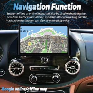 Radio para Auto de 13.3 Pulgadas para <span class=keywords><strong>Mercedes</strong></span> Benz <span class=keywords><strong>Vito</strong></span> 116 W447 2016, Receptor Estéreo Android 13 2Din, Navegación GPS, DSP, Reproductor de Video y Carplay - Product Image 4