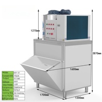 Machine à glace en flocons commerciale China Haiyue de 300 kg à 3 tonnes avec certificat CE – Fabricant de glace en flocons