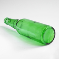 Bouteilles de bière classiques vides vertes de 355 ml avec bouchon couronne, certifiées ISO9001, emballage pour bière artisanale, vente en gros