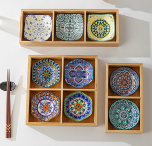 Ceramic Fruit-Shaped Serving <b>Plates</b> Handpainted Novelty Dish Set for Party <b>Snacks</b> and Desserts - Product Image 2