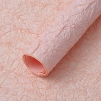 Fleur artificielle haut de gamme, faite main, DIY, écologique, à double couche, plissée, texturée, motif pierre, style encre de Chine, motif floral, pour art floral