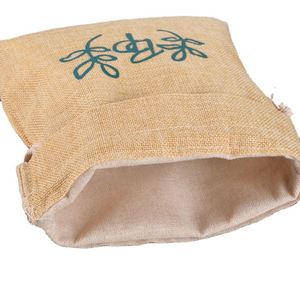 Thick Durable Linen <b>Cord</b> Pouches for Gift Card Jewelry Packaging Eco Friendly Material Wholesale Bulk Order - Product Image 1