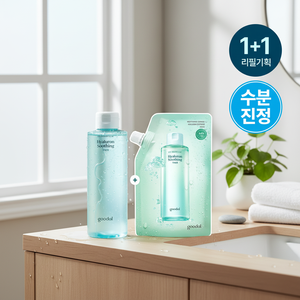 Goodal Ice Heartleaf Hyaluron Soothing Toner 350ml Set High Quality with Soothing Toner <b>Refill</b> 350ml - Product Image 3