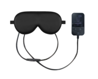 Warme therapeut ische kabellose wieder verwendbare elektrische selbst beheizte Graphen-Augen polster maske für trockene Augen mit Hitze und Bluetooth-Musik