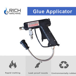 空気圧式ハンドヘルドホットメルト接着剤スプレーガン（ストリップミスト＆ドットスプレー機能付き） - Product Image 1