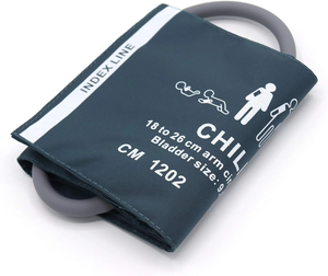 Punho NIBP Pediátrico Reutilizável para Crianças Bexiga De Nylon Não-Invasiva De Punho De Pressão Arterial 18-26cm - Product Image 1