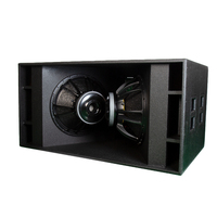 2000W RMS Powered Double 18 "Subwoofer DSP Système de réseau de lignes Bluetooth pour les événements en plein air et la durabilité prête pour la route
