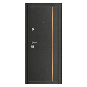 Puerta Exterior Negra Resistente TECHTOP Directo de Fábrica - Revestimiento Resistente a la Intemperie, Alta Seguridad, para una Primera Impresión Duradera - Product Image 5