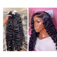 Tag logo gratis bundel rambut manusia mentah tidak diproses grosir Vendor Indian Virgin kutikula bundel rambut selaras