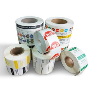 Étiquettes personnalisées pour boîtes de conserve, autocollants dissolvables, étiquettes adhésives en papier pour contenants alimentaires, impression de machines, sacs en plastique et cartons - Product Image 2