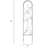 Échantillon gratuit 2027 : Panneaux de treillis de jardin en métal amovibles, d'inspiration victorienne, pour culture verticale de légumes, facilitant l'accès à la peinture des murs