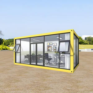 Conteneur mobile aménagé, bureau, salon, mur-rideau en verre amovible et relevable, chambre ensoleillée B&B - Product Image 6