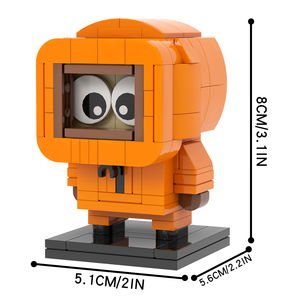 Trò chơi phía Nam công viên MOC7594-7597 Eric cartman Kenny Mccormick Kyle broflovski Stan Đầm Lầy DIY xây dựng khối Đồ chơi giáo dục trẻ em - Product Image 3