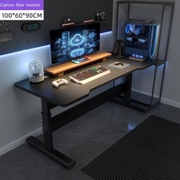 Levage réglable hauteur ordinateur bureau bureau maison jeu debout E-Sports Table ancre en direct établi modèle d'apprentissage A90-92