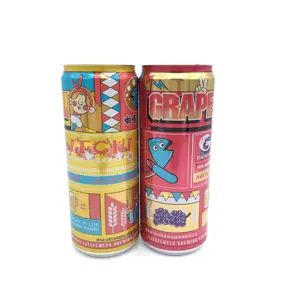 Standard 330ml 250ml Empty Printed Blank Aluminum Beer Beverage Packaging Round Can For Soft Drinks 355ml 500ml 473ml Soda Can