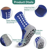Chaussettes de football pour hommes pour le football et le baseball Coussinets antidérapants tricotés Logo du corps pour la saison d'automne