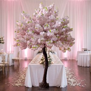 LEDA - Novedad en Centros de Mesa para Fiestas de Cumpleaños, Árbol de Flores de Cerezo Rosa, Flor Artificial de Seda Duradera para Bodas - Product Image 1