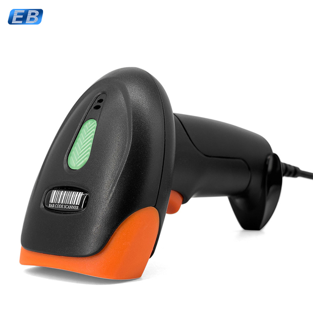 HBS-200 Handheld 2D Barcode Scanner USB Wired QR Code Reader Mobile Screen Scanning for Retail POS Warehouse