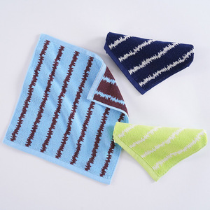 Serviettes de bain en coton rayées colorées, taille unique, absorbantes, pour usage domestique, rectangulaires, lavables en machine - Product Image 2